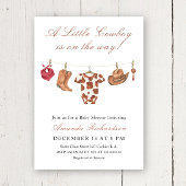 Invitation Cowboy Wild West Rodeo Baby Shower