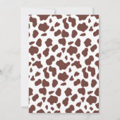 Invitation Cowboy Wild West Rodeo Baby shower occidental (Dos)