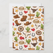 Invitation Cowboy Wild West Rodeo Ranch | Rustic Western Baby (Dos)