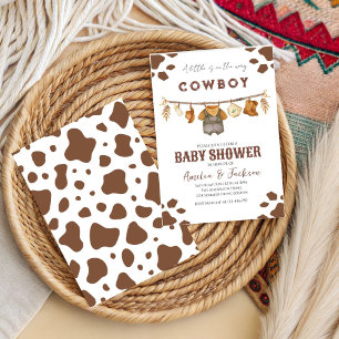 Invitation Cowboy Wild West Rodeo Western Boy Baby shower