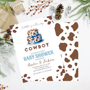 Invitation Cowboy Wild West Rodeo Western Boy Baby shower