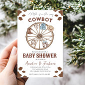 Invitation Cowboy Wild West Rodeo Western Boy Baby shower