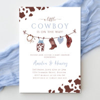 Cowboy Wild West Rodeo Western Boy Baby shower