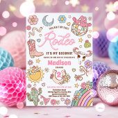 Invitation Cowgirl 2e anniversaire Ce n'est pas mon premier r