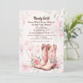 Invitation Cowgirl Anniversaire Danse (Debout devant)