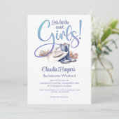 Invitation Cowgirl Côtière Enterrement de Vie de Jeune Fille (Debout devant)