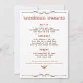Invitation Cowgirl Dernier Rodeo Bachelorette Party (Dos)