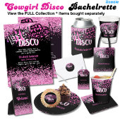 Invitation Cowgirl Disco Bachelorette Lets Go Dernier Ride Ro