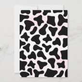 Invitation Cowgirl Disco fête d'anniversaire (Dos)