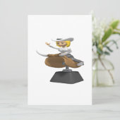 Invitation Cowgirl On Mechanical Bull (Debout devant)