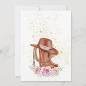 Invitation Cowgirl Party Horse birthday (Dos)