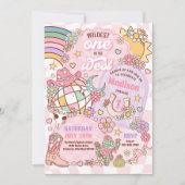 Invitation Cowgirl Rodeo le plus sauvage dans l'Ouest 1er ann (Devant)