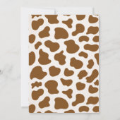 Invitation Cowgirl Wild West Rodeo Ranch fête d'anniversaire (Dos)