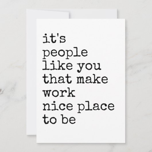 Invitation Coworker Appreciation Minimalist Thank You (Devant)