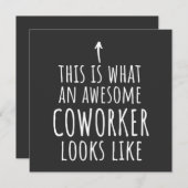 Invitation Coworker Gift, Coworker Mug, Awesome Coworker (Devant / Derrière)