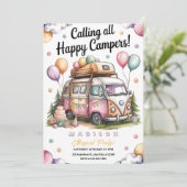 Invitation Cozy Camper Celebration (Debout devant)