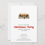 Invitation Cozy Christmas Candles Holiday Party Invite (Devant)