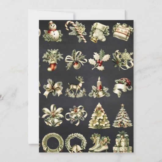 Invitation Cozy Christmas Pajamas Party Funny Rustic (Dos)