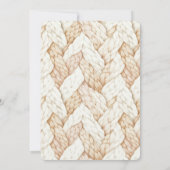 Invitation Cozy Cream Beige Weaves Wedding (Dos)