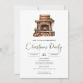 Invitation Cozy Minimalist Neutral Earthy Rustic Christmas (Devant)