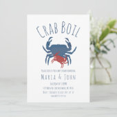 Invitation Crab Boil Party Baby shower Crawfish (Debout devant)