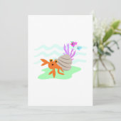 Invitation Crabe d'Hermite (Debout devant)