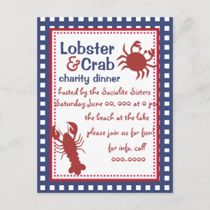 Invitation Crabe et homard !
