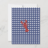 Invitation Crabe et homard ! (Dos)