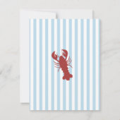 Invitation Crabe et homard ! (Dos)