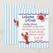Invitation Crabe et homard ! (Devant / Derrière)