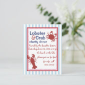 Invitation Crabe et homard ! (Debout devant)