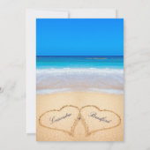 Invitation Crabe rouge aux citrons Low Country (Dos)