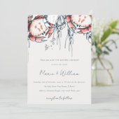 Invitation Crabe sous-marin de la Marine Rouge Renouvellement (Debout devant)