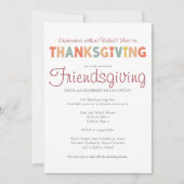 Invitation Cranberries Sans Vodka Amical Dîner D'Action (Devant)