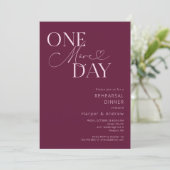 Invitation Cranberry Un Dîner De Répétition De Plus (Debout devant)