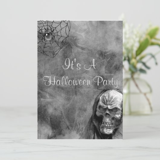 Invitation Crâne (Debout devant)