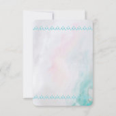 Invitation Crâne animal Boho avec papillons et fleurs (Dos)