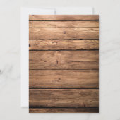 Invitation Crâne de cerf Bouquet floral pourpre foncé Grange (Dos)