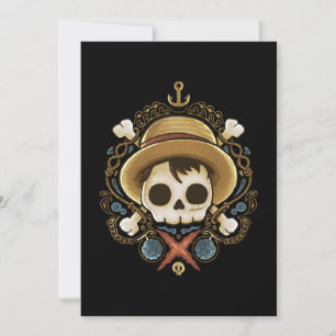 Invitation Crâne de pirate