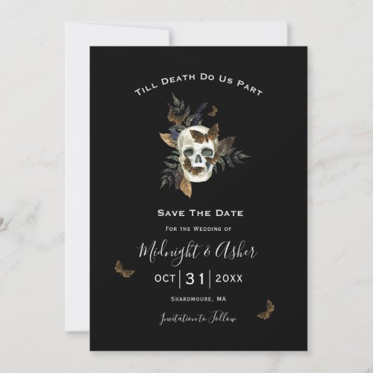 Invitation Crâne jusqu'à la mort Faisons-nous partie Enregist (Devant)