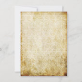 Invitation crâne Recherchée morte ou vivante d'Hal (Dos)