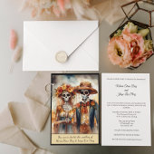 Invitation Crâne sucre, chérie, personnalisé