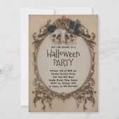 Invitation Crânes gothiques à la fête d'Halloween Casquette (Devant)