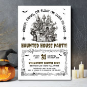 Invitation Crânes hantés House Party