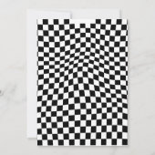 Invitation Crash de Smash Moderne Monster Bleu Camion Anniver (Dos)