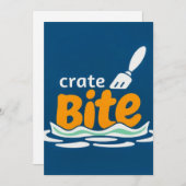 Invitation CrateBite : Plongez dans la fraîcheur (Devant / Derrière)