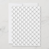 Invitation Cravate Blue Grey Bow Ethnic Bow Baby shower (Dos)