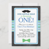 Invitation Cravate de la boue Little Man et Anniversaire de l (Devant)