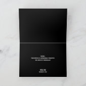 Invitation Cravate de la corneille noire - Proposition d'un G (Intérieur)