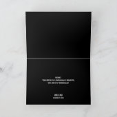 Invitation Cravate de la corneille noire - Proposition d'un G (Intérieur)